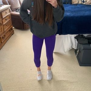 purple never worn gap leggings